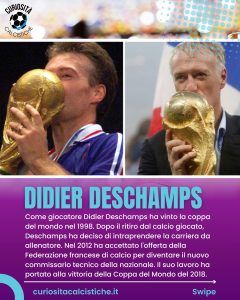 Vincitori della coppa del mondo come giocatore e allenatore